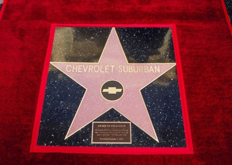 Chevrolet Suburban star on the Hollywood Walk of Fame