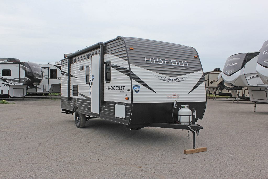 Exterior of trailer