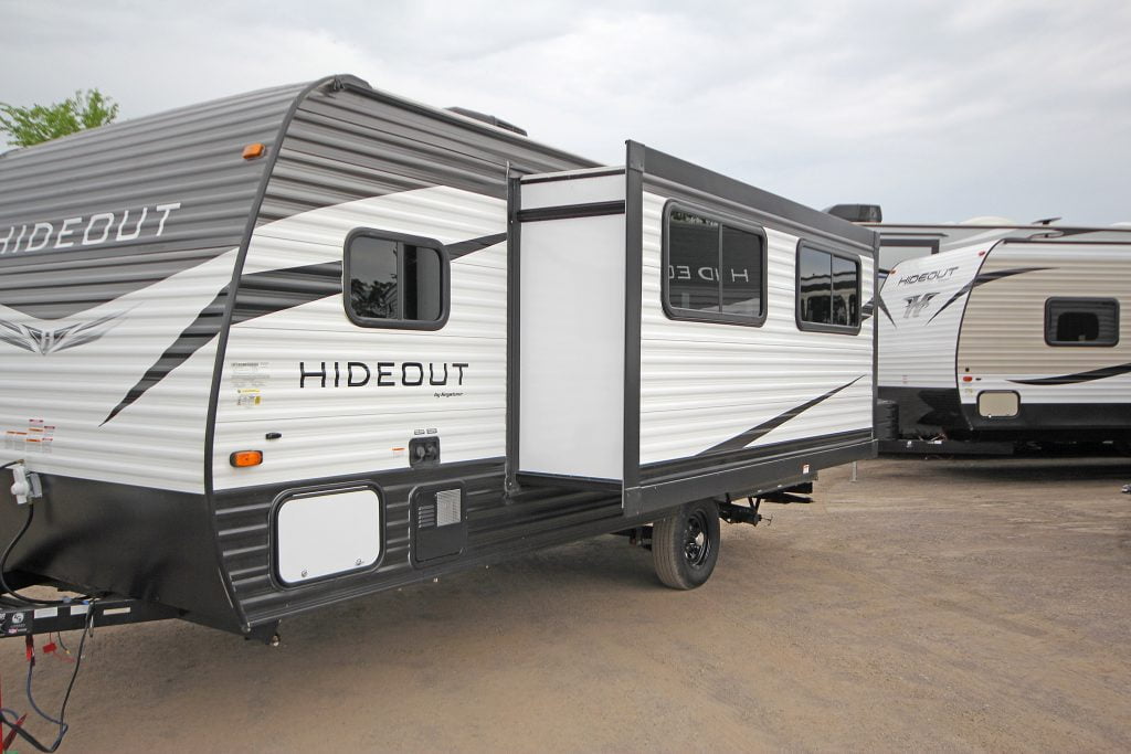 Exterior of trailer