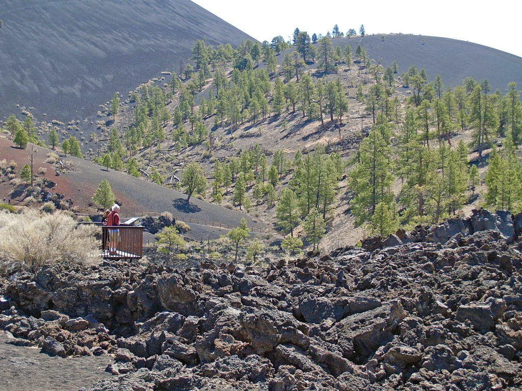 Sunset crater