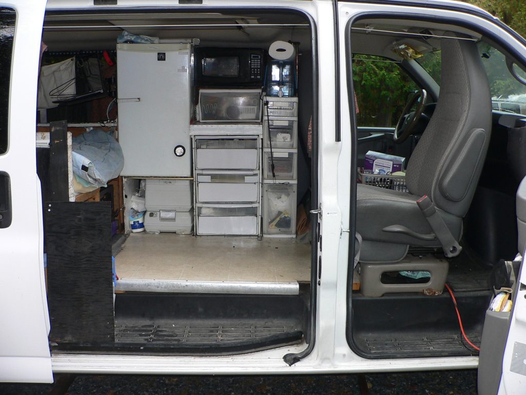 interior of van