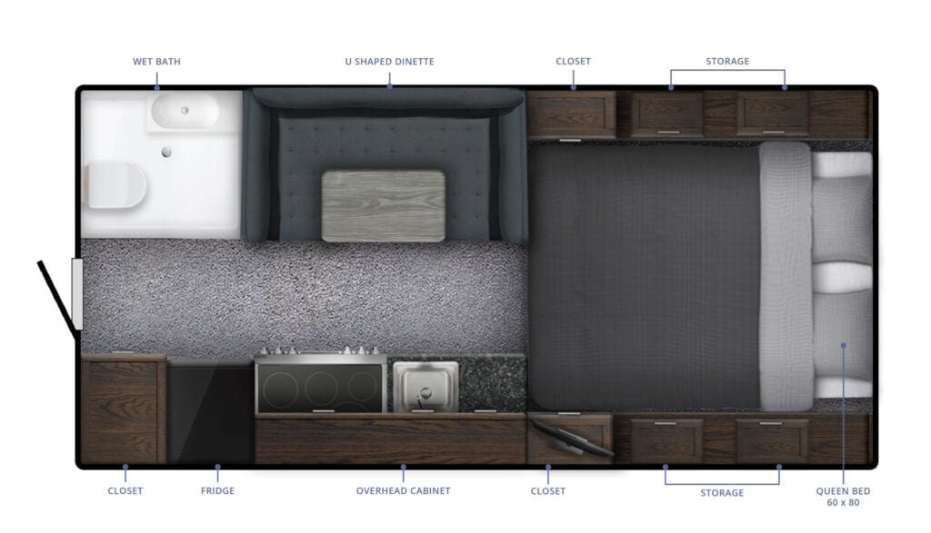 Northern Lite Sportsman Plus 8-11 Floor Map