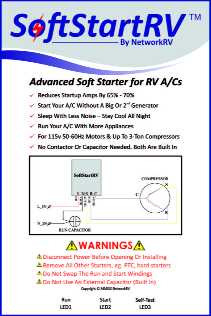 SoftStartRV Box Label