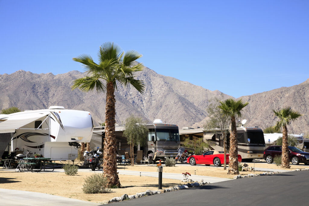 Motor Home Winter Getaway To The California Desert