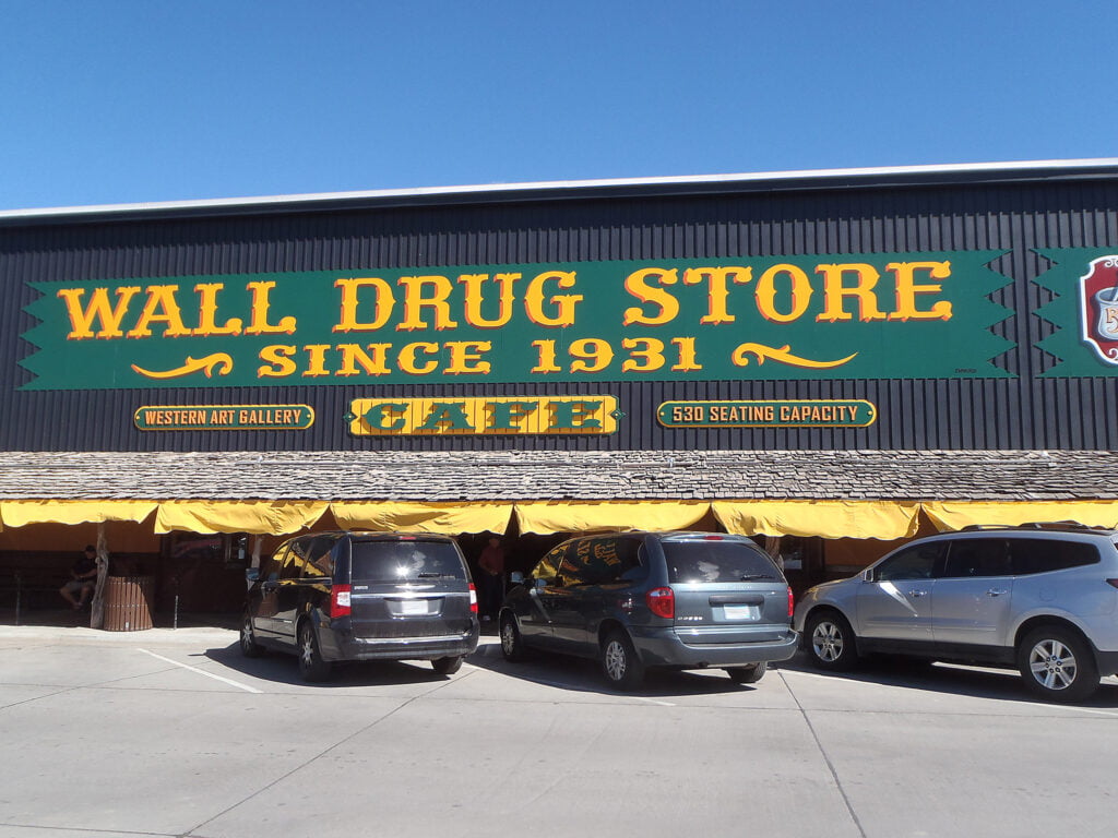 Outside view of Wall Drug Store
