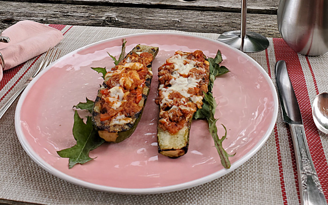 How to Make Zucchini Boats on the BBQ or Campfire