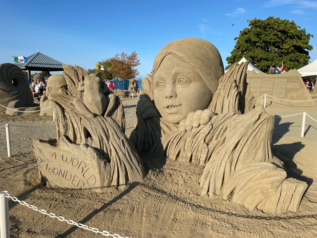 Sand Sculpture on Parksville Beach