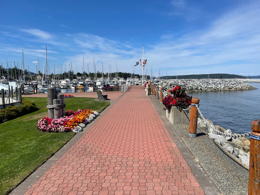 Sidney waterfront walkway