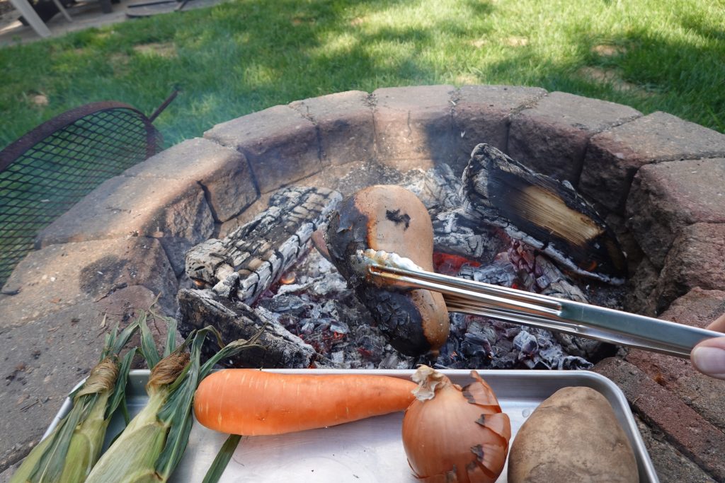 Turn vegetables every 5-6 minutes.