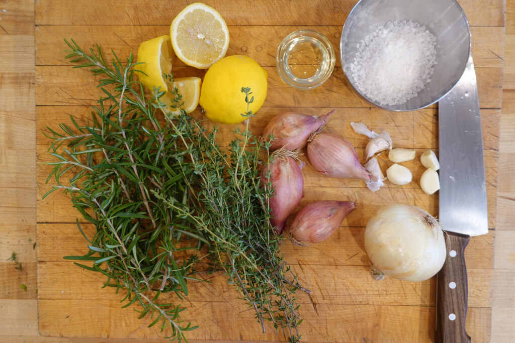 Ingredients for the brine