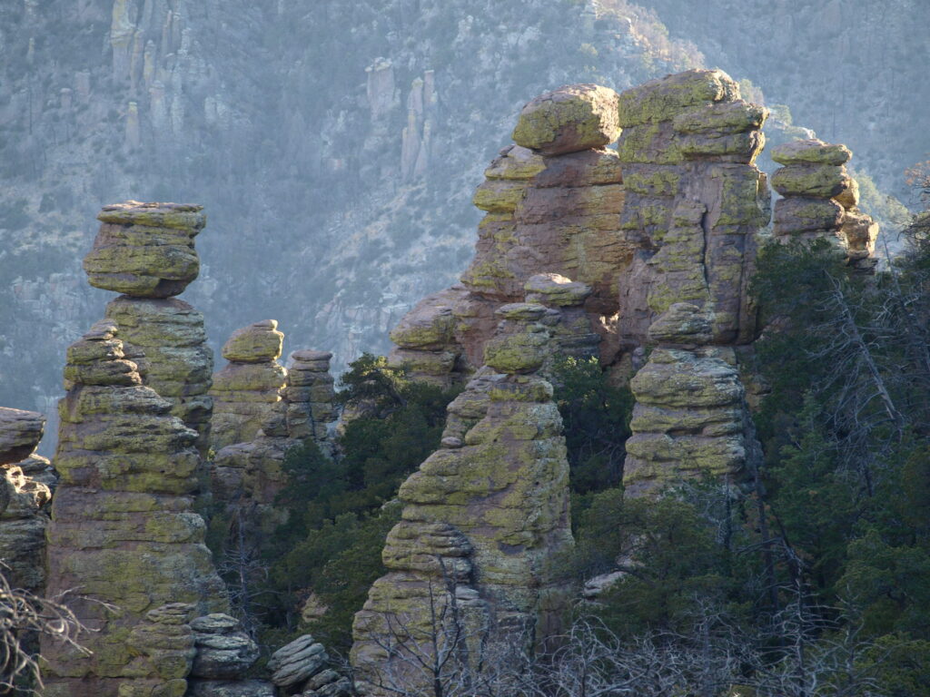 Rock formations at Chiricahua National Park