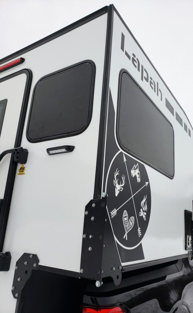 Dual-pane, anti-frost windows on exterior.