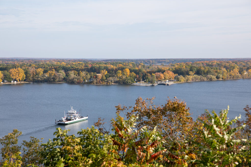 Prince Edward County vineyard and countryside in Ontario fall colours